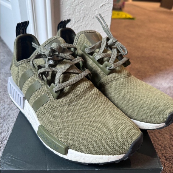 Adidas nmd r1 boost trace cargo olive green sz 8 - Picture 6 of 8